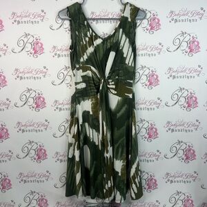 Point zero Nicole benisti dress tie dye ombré Green and White Women's Dress